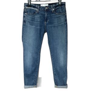 Paper Denim & Cloth Jeans Women’s (26) 29x27 Mid Rise Capri Cuffed Selvedge USA